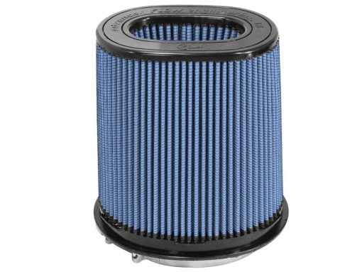 aFe Power Magnum FLOW Pro 5R Air Filter Element - 8-1/4 x 6-1/4" Base - 7-1/4 x 5" Top - 9" Tall - 6-3/4 x 4-3/4" Flange - Reusable Cotton - Blue